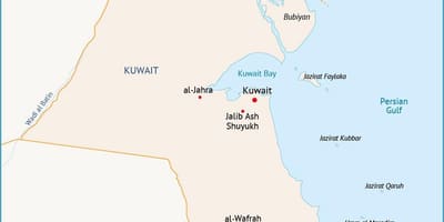 지도 al zour 쿠웨이트